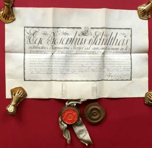 1793 eisenstadt lehrbrief - 1793,