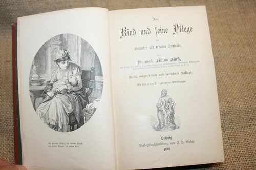 Fachbuch 1886 kinderpflege - fachbuch,