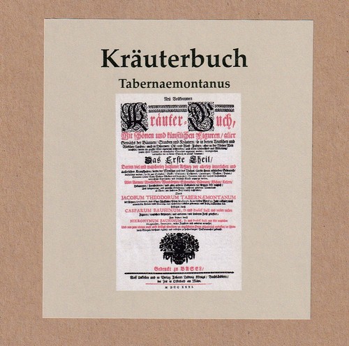 Tabernaemontanus kräuterbuch - tabernaemontanus,